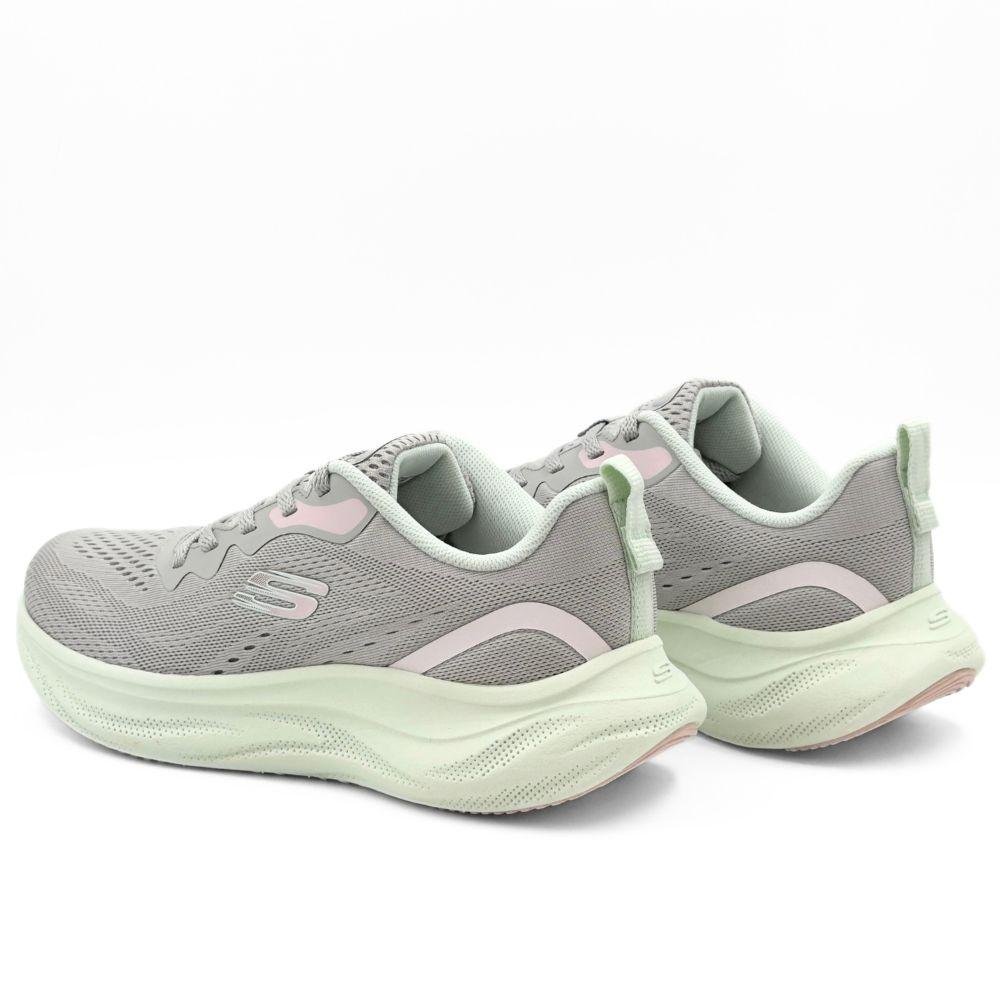 Tênis Skechers Esportivo Cloud-Gentle Glow Feminino Cinza 3