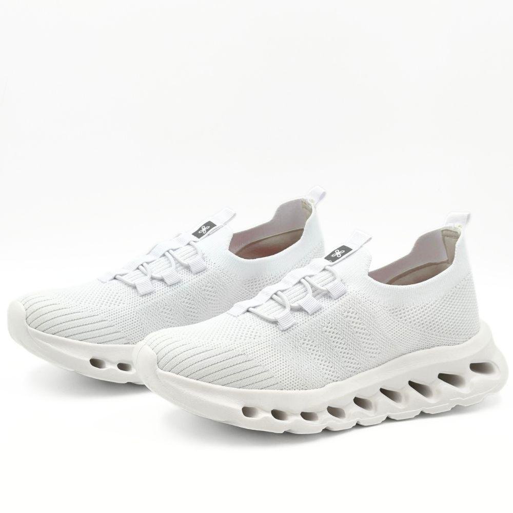 Tênis Softli Esportivo Slip Feminino Branco 2