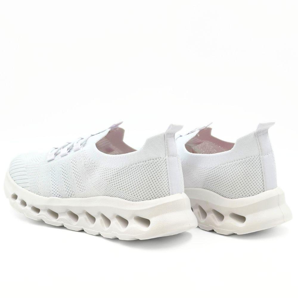 Tênis Softli Esportivo Slip Feminino Branco 3