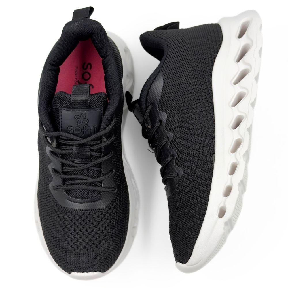 Tênis Softli Esportivo Advanced com Cadarço Feminino Preto 4