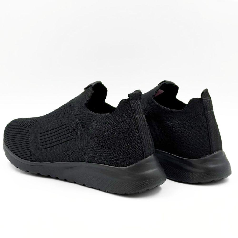 Tênis Softli Esportivo Slip Feminino Preto 3