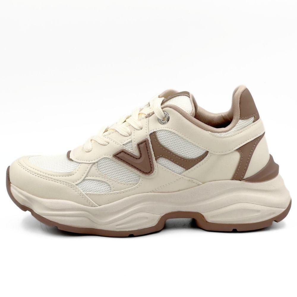 Tênis Via Marte Casual Chunky com Cadarço Feminino