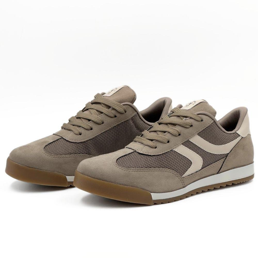 Tênis Via Marte Casual com Cadarço Feminino Bege 2