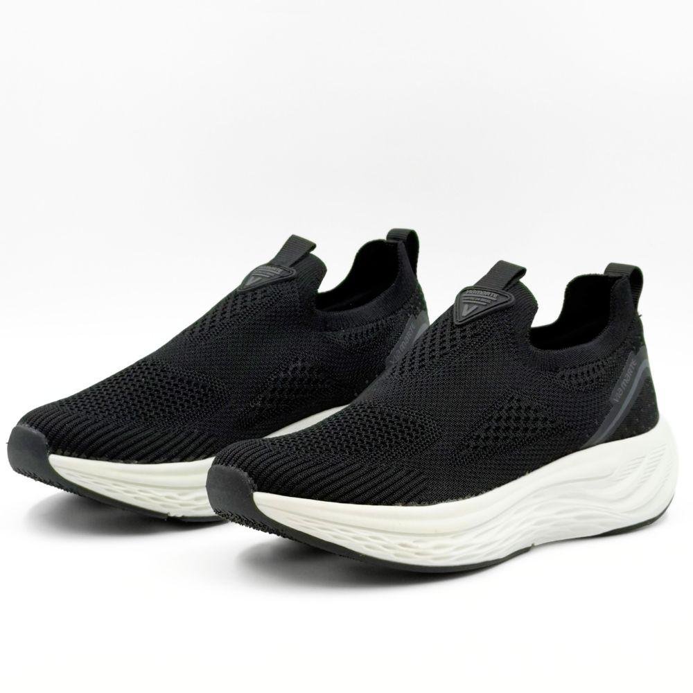 Tênis Via Marte Casual Slip Feminino Preto 2
