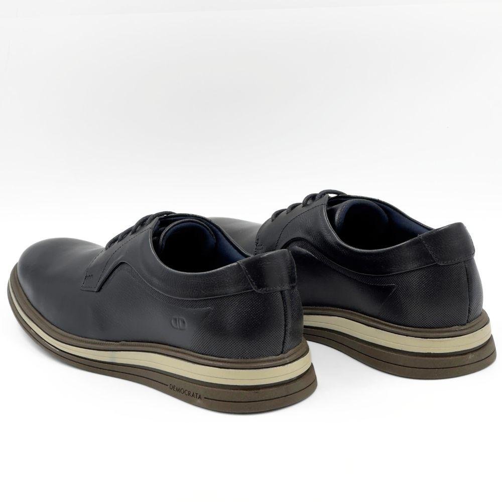Sapato Democrata Casual Dune Hi-Soft com Cadarço Masculino Preto 3