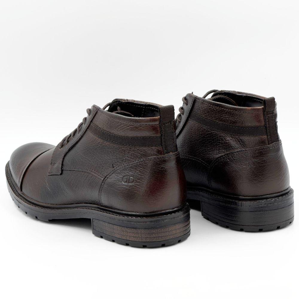 Bota Democrata Astro Tradicional com Cadarço Masculina Marrom 3