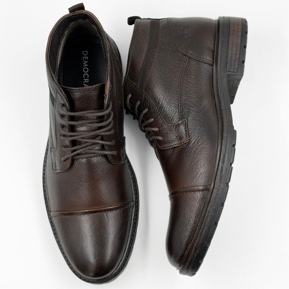 Bota Democrata Astro Tradicional com Cadarço Masculina Marrom 4