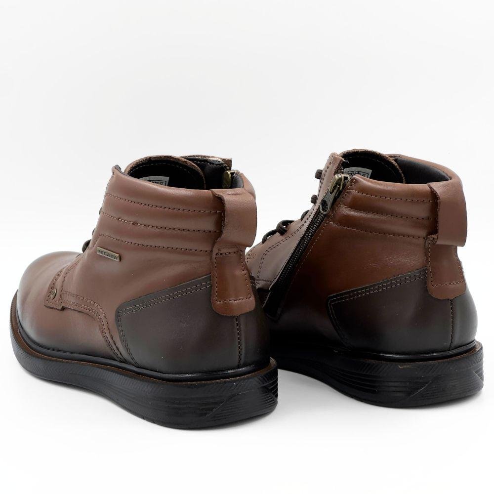 Bota Pegada Stretch Tradicional com Cadarço Masculina Marrom 3