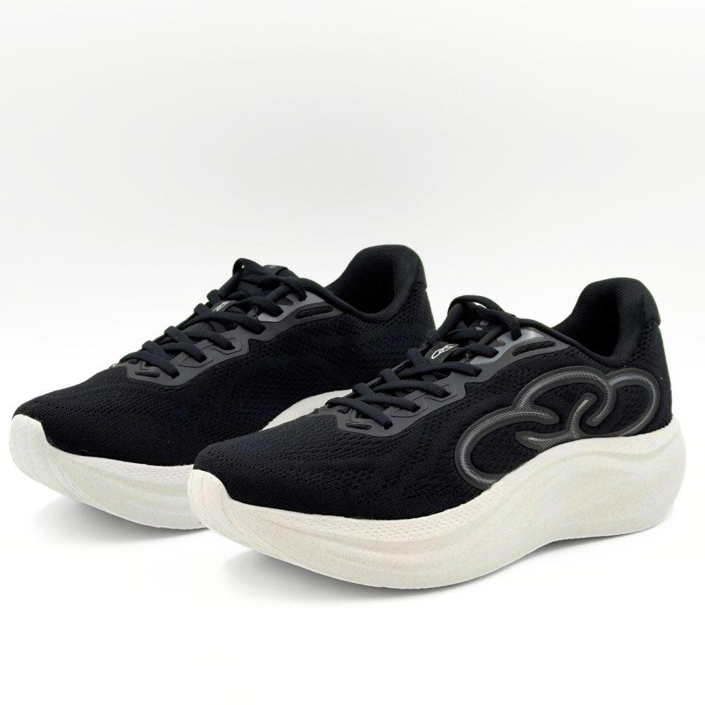 Tênis Olympikus Esportivo Rush com Cadarço Masculino Preto 2