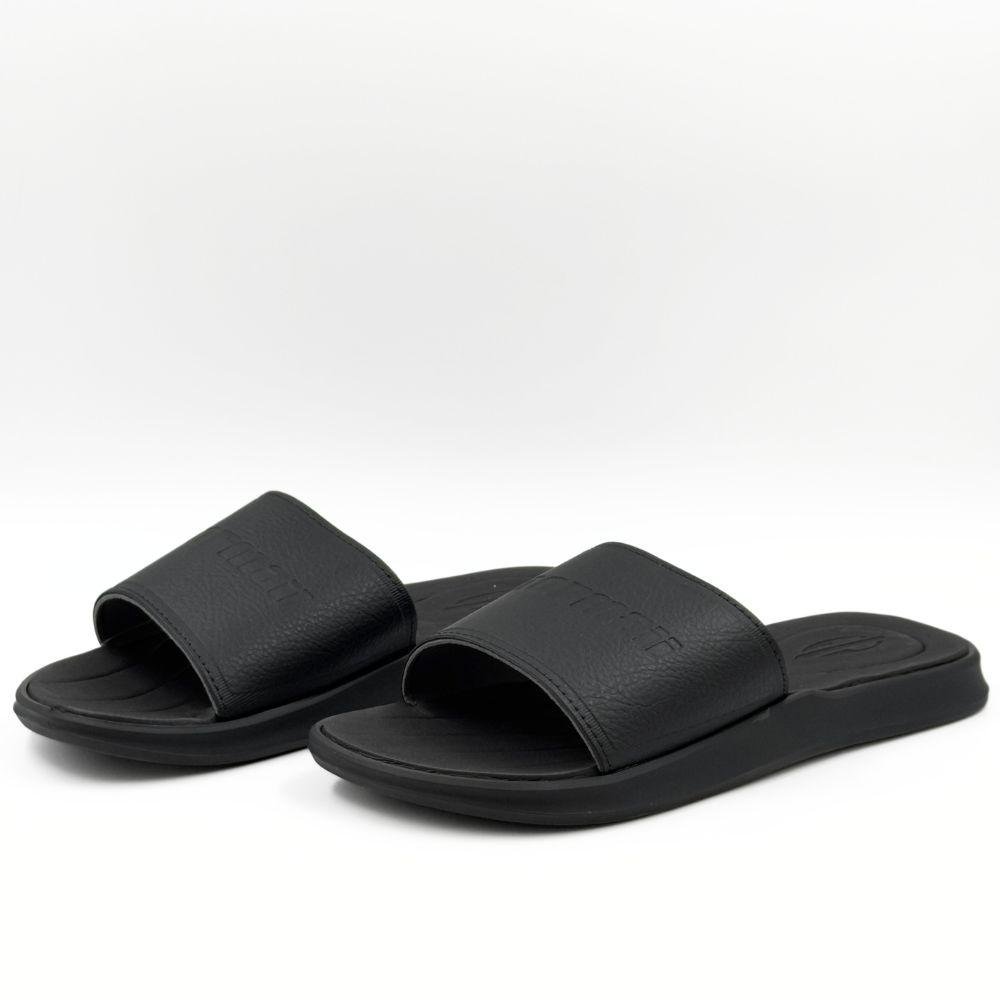 Chinelo Mormaii Slide Quiver Pro Gaspea Masculino Preto 2
