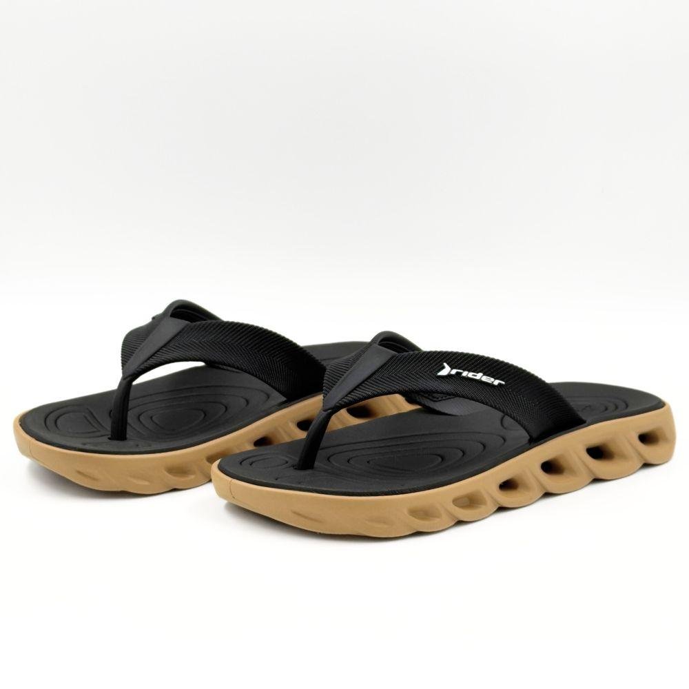 Chinelo Rider Tira Larga R Power Low Masculino Bege 2