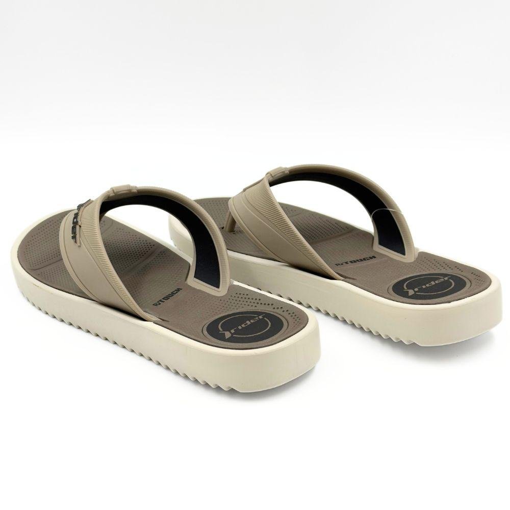 Chinelo Rider Tira Larga Trace Plus Masculino Bege/Marrom 3