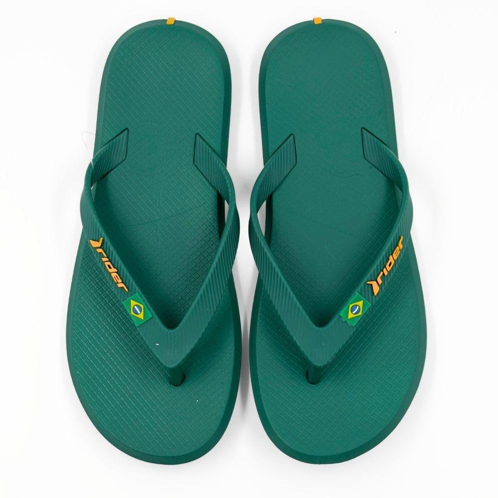Chinelo Rider Tira Média R1 Brasil Feminino Verde 4