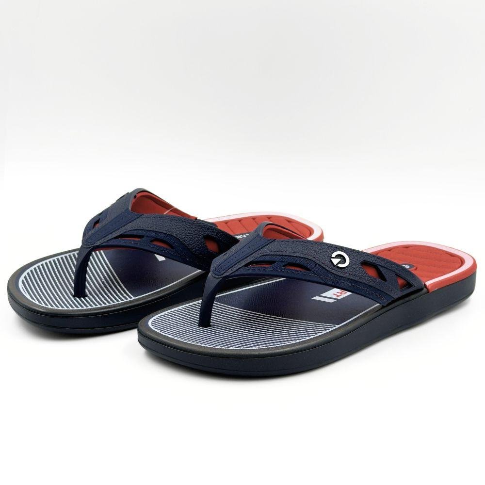 Chinelo Cartago Tira Larga Dallas Masculino Azul 2