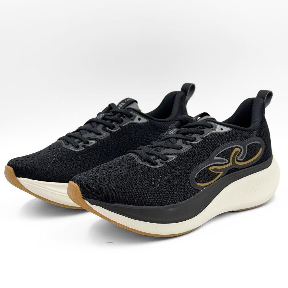 Tênis Olympikus Esportivo Voa 3 Corrida com Cadarço Masculino Preto 2