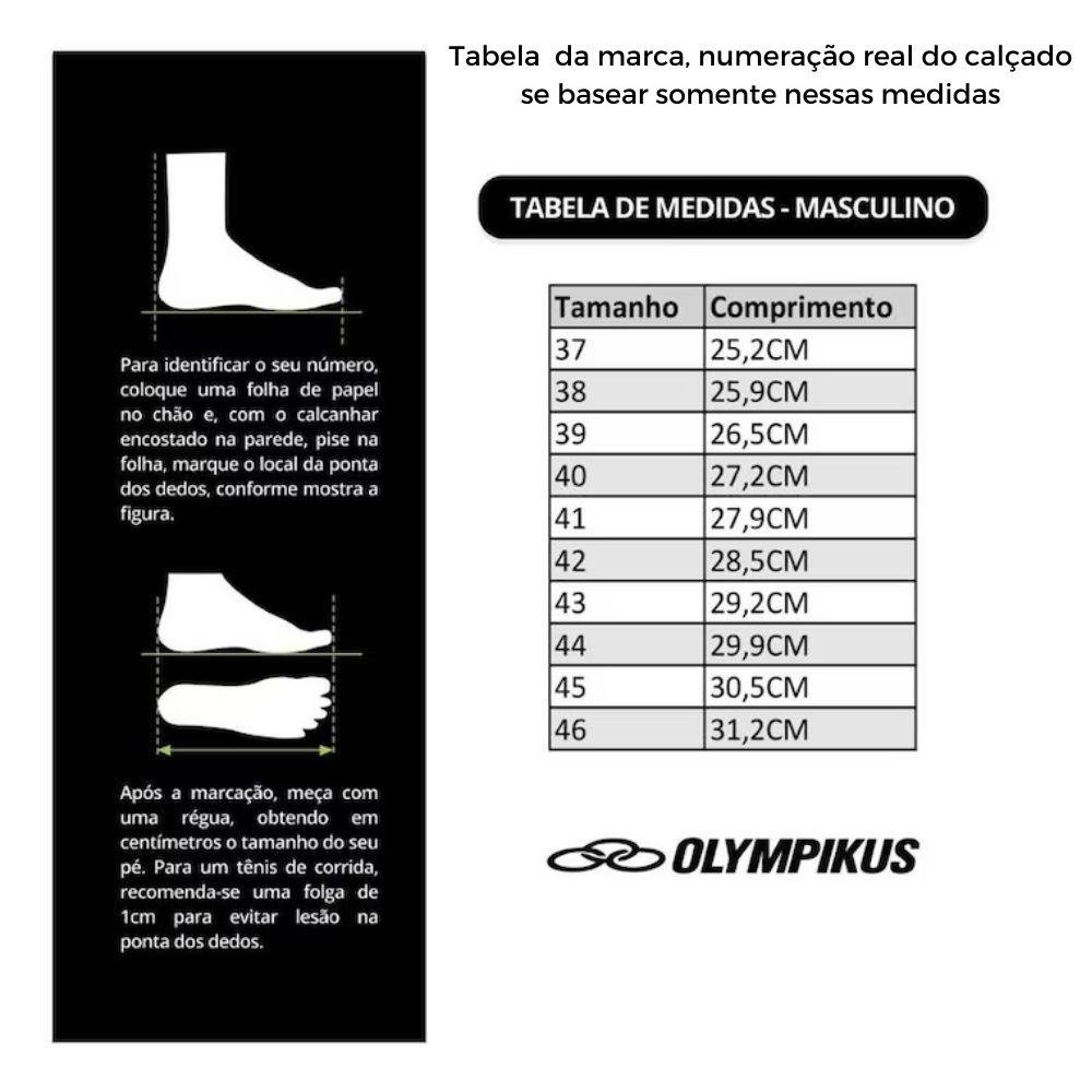 Tênis Olympikus Esportivo Voa 3 Corrida com Cadarço Masculino Preto 5