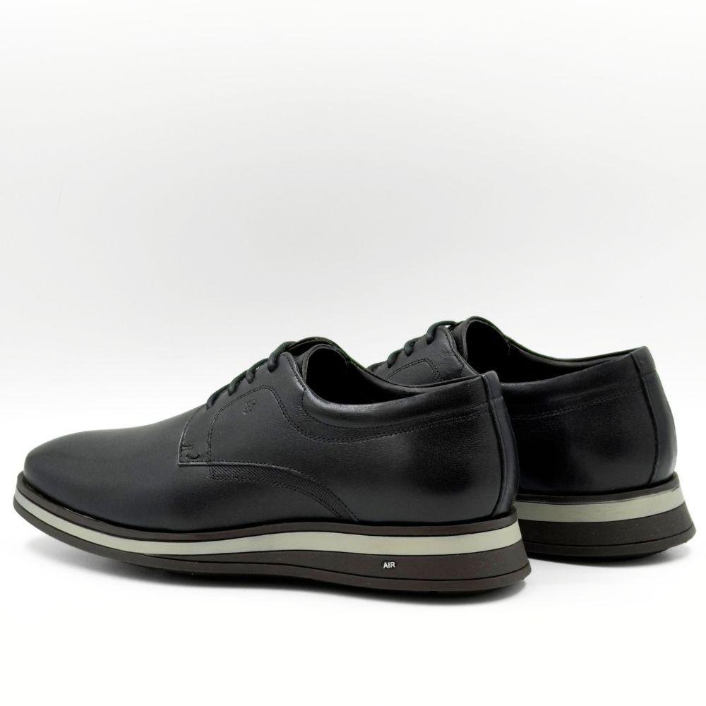 Sapato Jota Pe Casual Air Kardian com Cadarço Masculino Preto 3