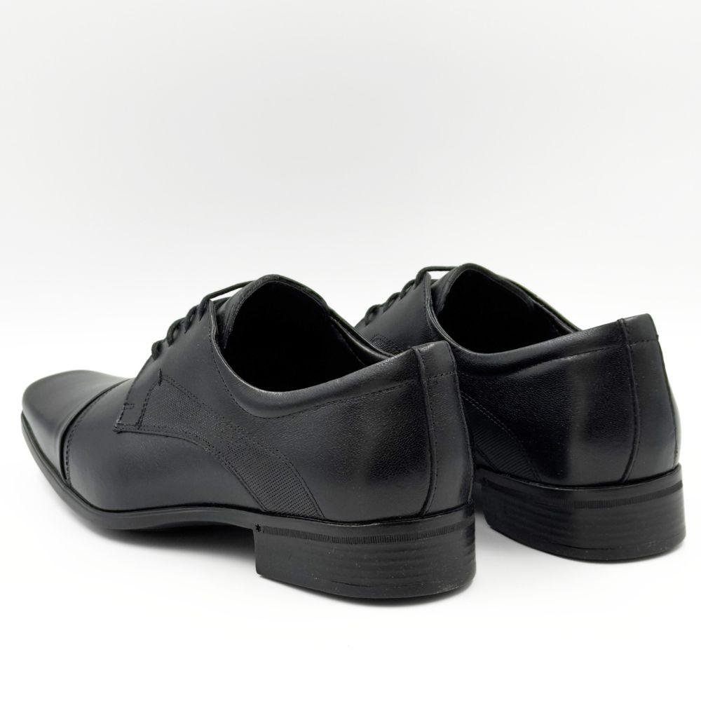 Sapato Jota Pe Social Air Anthony com Cadarço Masculino Preto 3