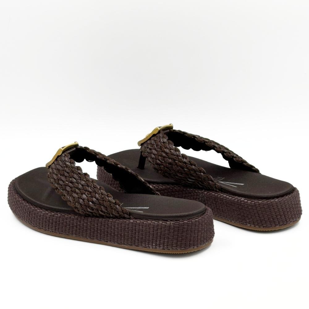 Tamanco Vizzano Tira Larga Flatform Feminino Cacau 3