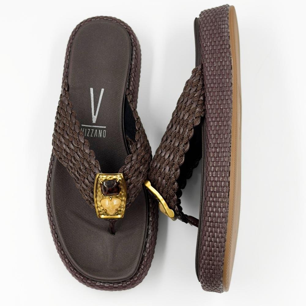 Tamanco Vizzano Tira Larga Flatform Feminino Cacau 4