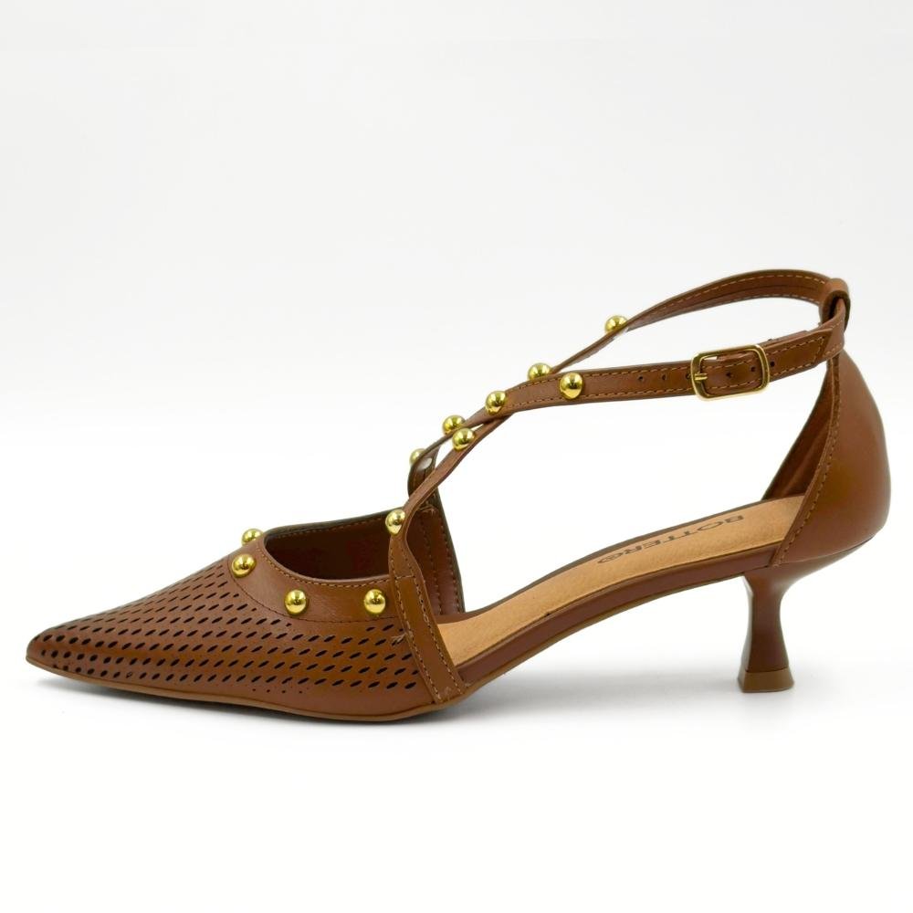 Sapato Bottero Slingback Salto Taça Fino Feminino