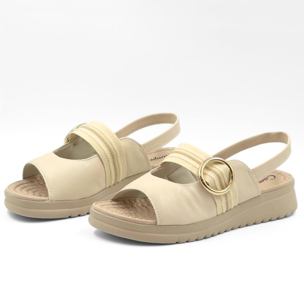 Sandália Campesi Casual Flatform Feminina Tule 2