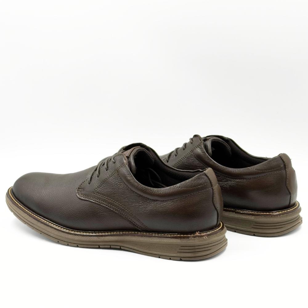 Sapato Ferracini Casual Austin com Cadarço Masculino Café 3
