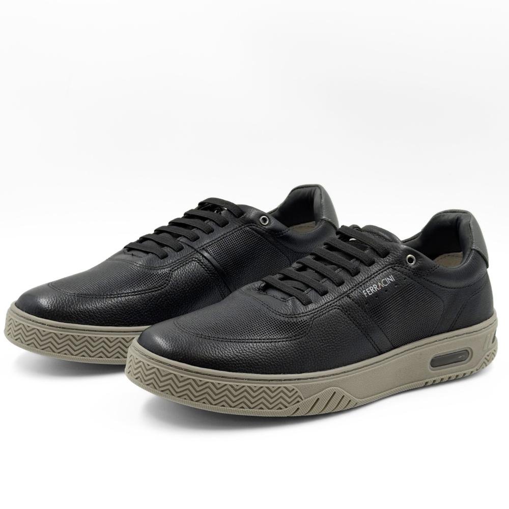 Sapatênis Ferracini Evolution Casual com Cadarço Elástico Masculino Preto 2