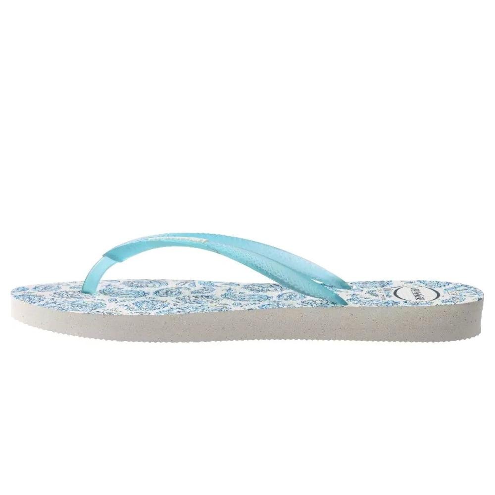Chinelo Havaianas Tira Fina Slim Daydream Feminino Azul 3