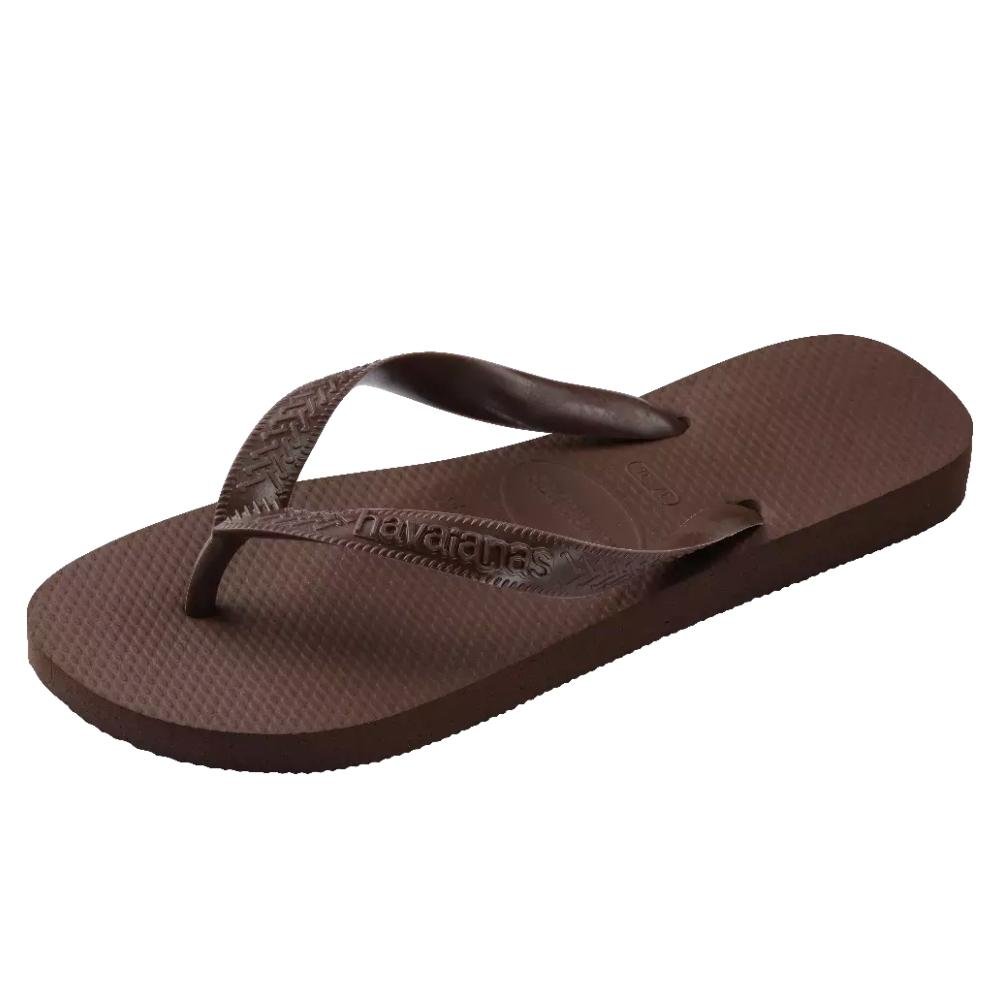 Chinelo Havaianas Tira Larga Top Senses Unissex Café 5