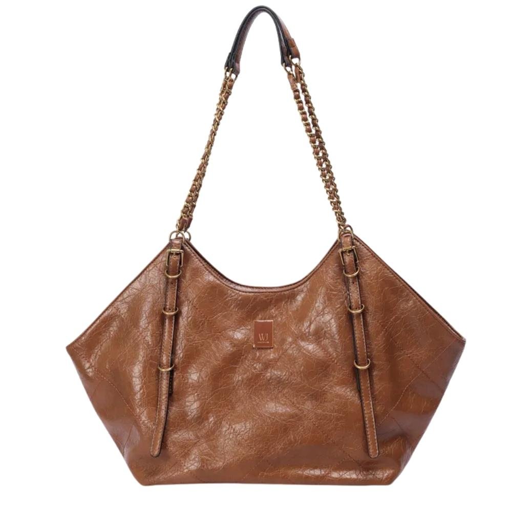 Bolsa Wj Sacola Média com Correntes Feminina