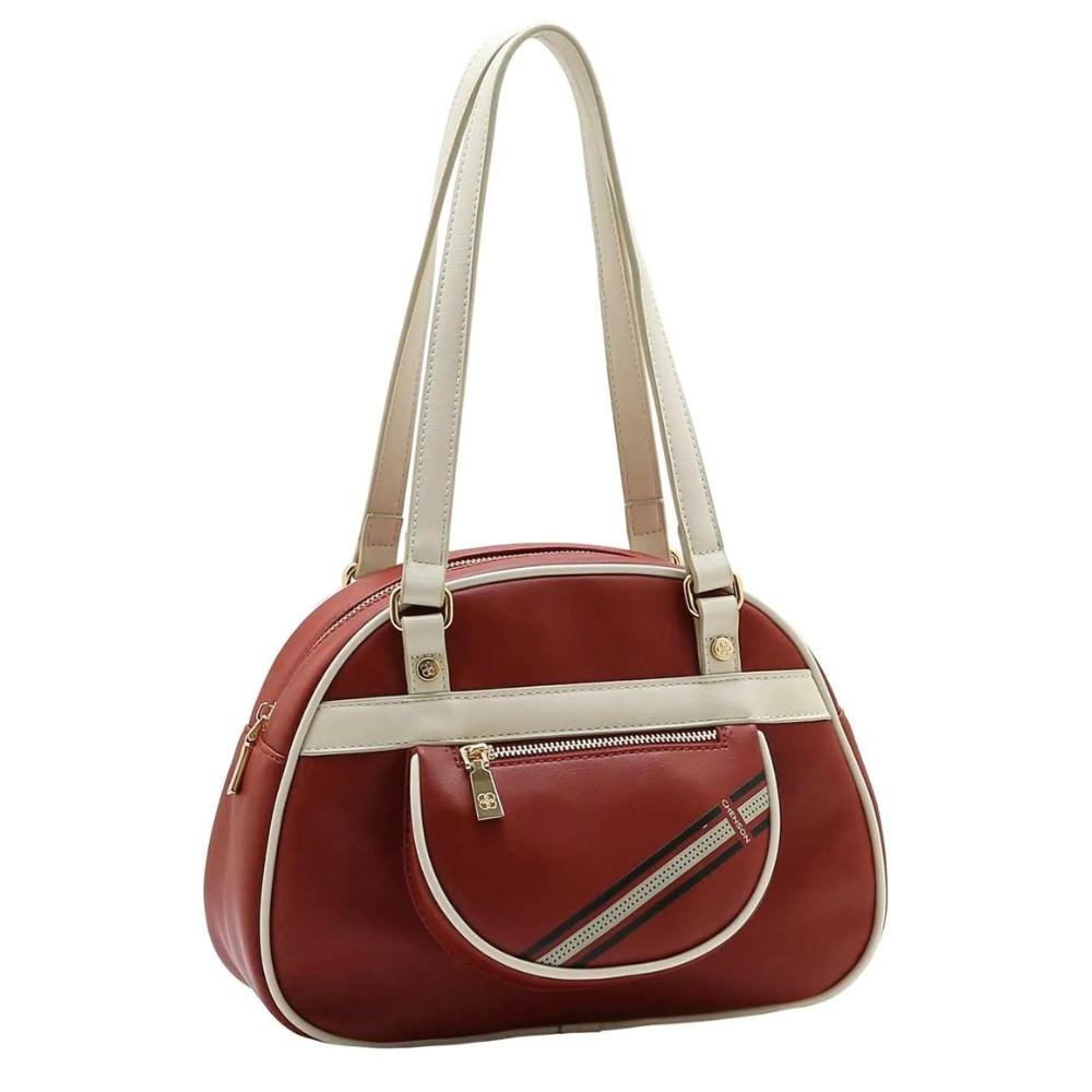 Bolsa Chenson Bowling Sport em P.u Feminina Vinho 4
