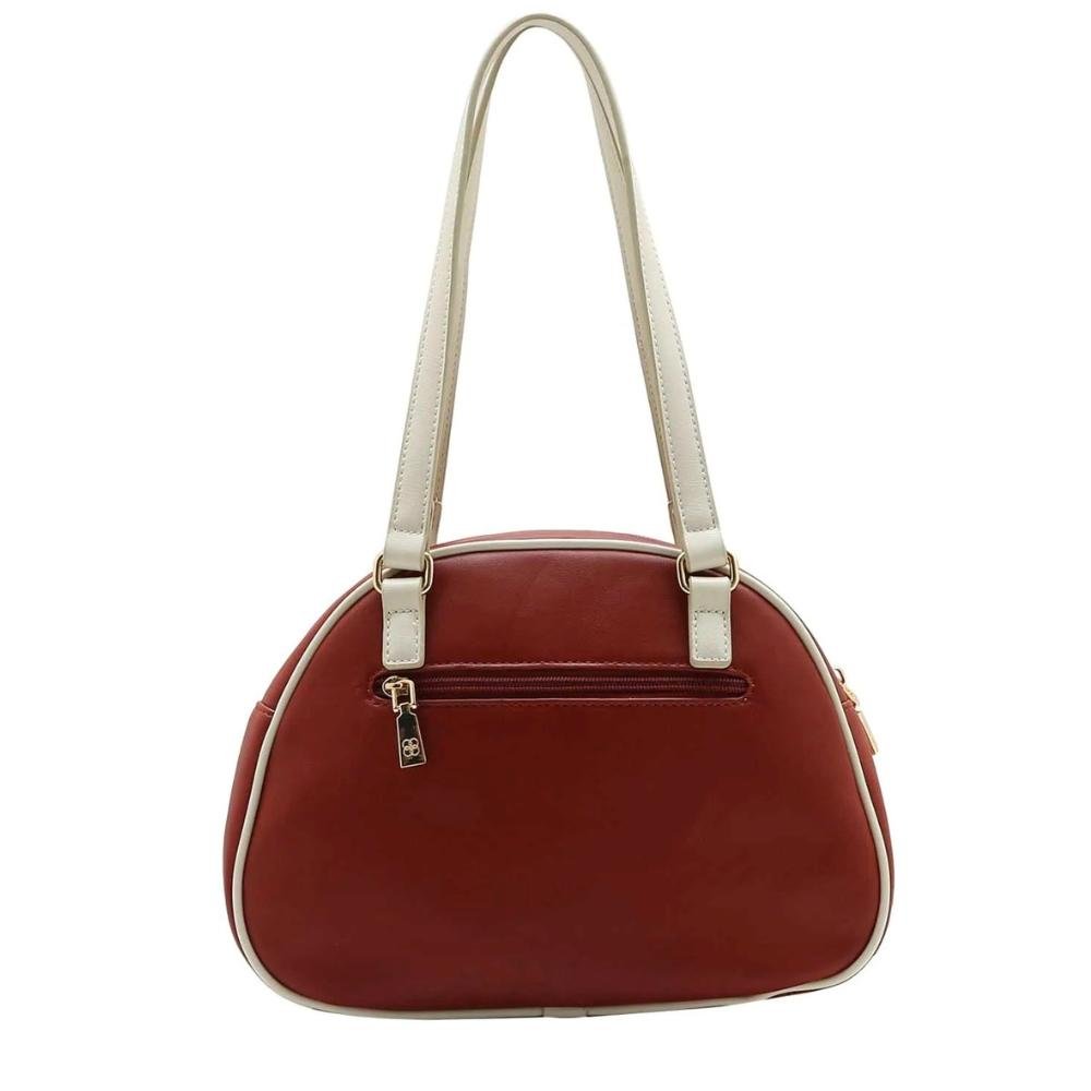 Bolsa Chenson Bowling Sport em P.u Feminina Vinho 2