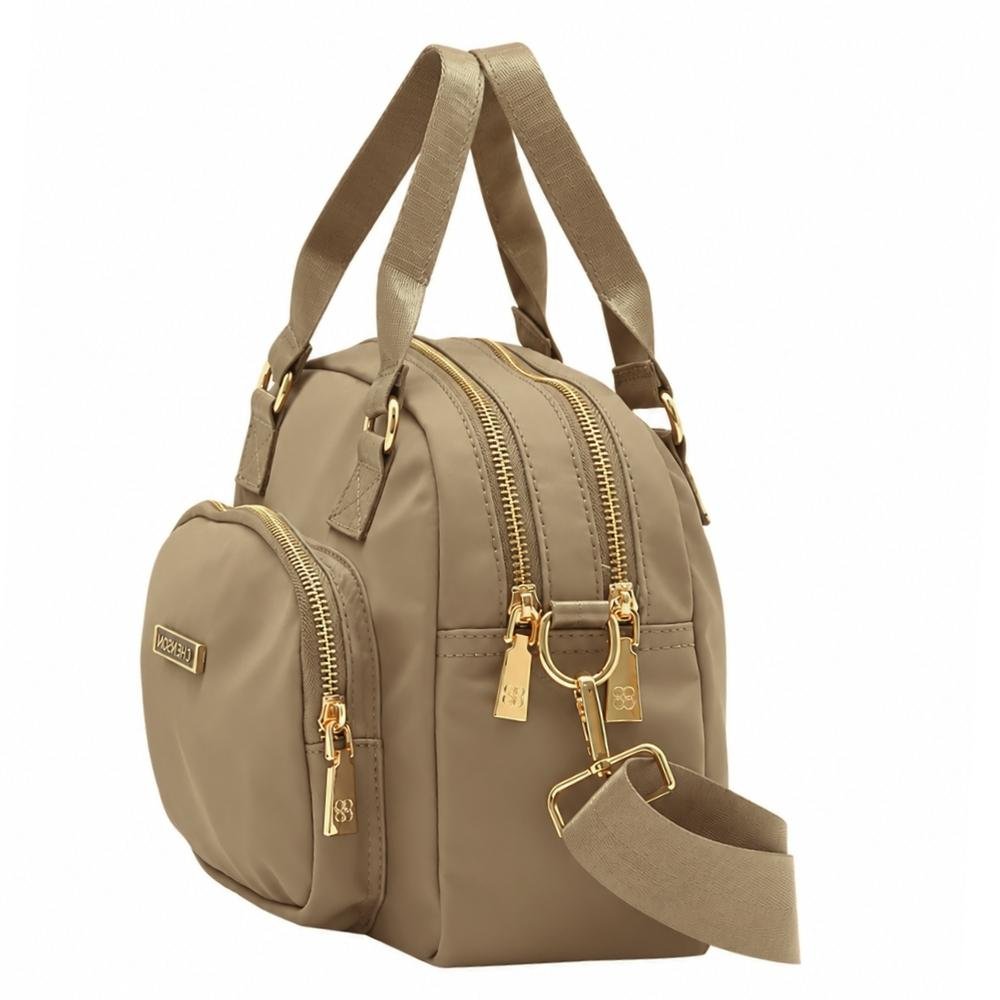 Bolsa Chenson Tira Colo em Nylon Feminina Bege 2