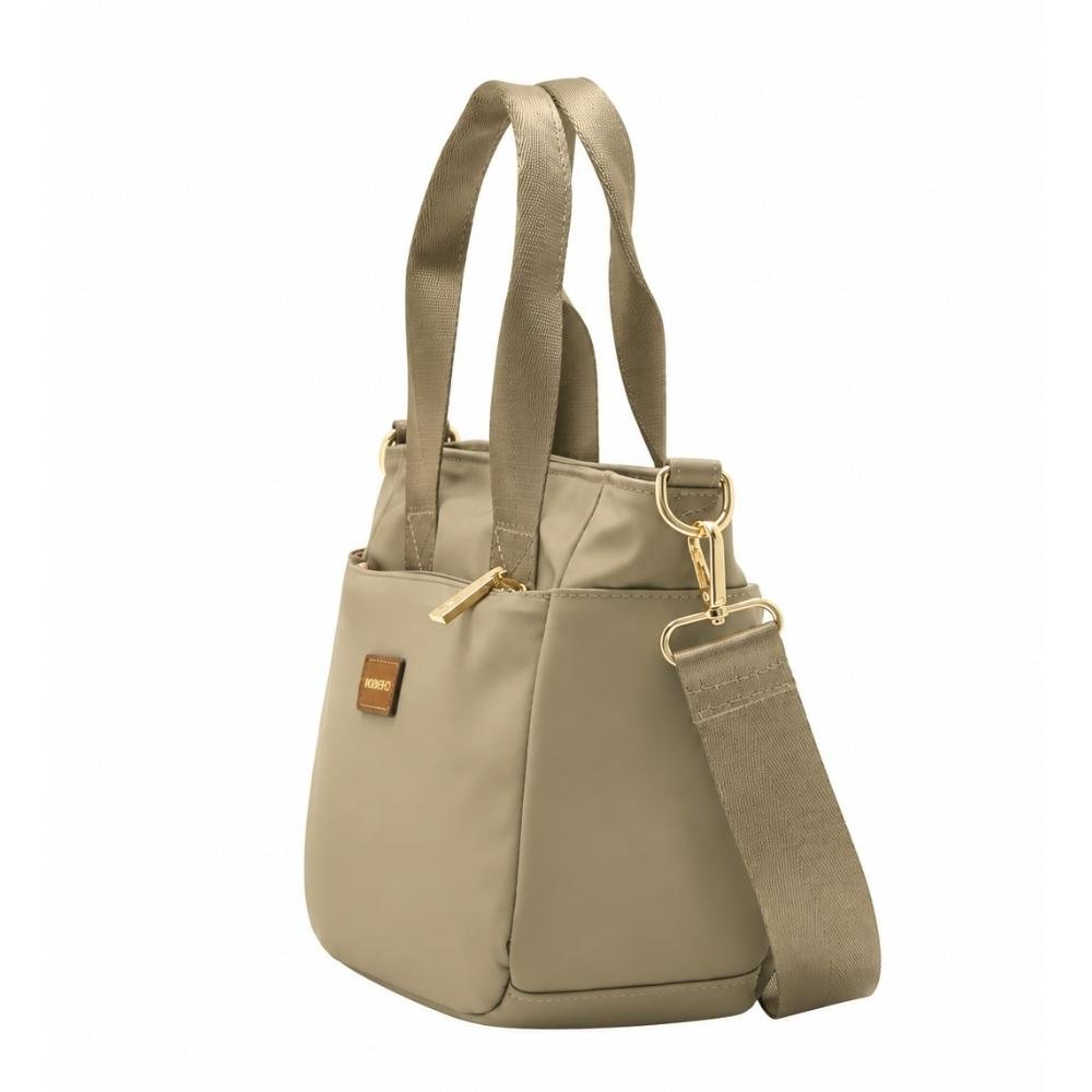 Bolsa Chenson Pequena Tira colo em Nylon Feminina Bege 2