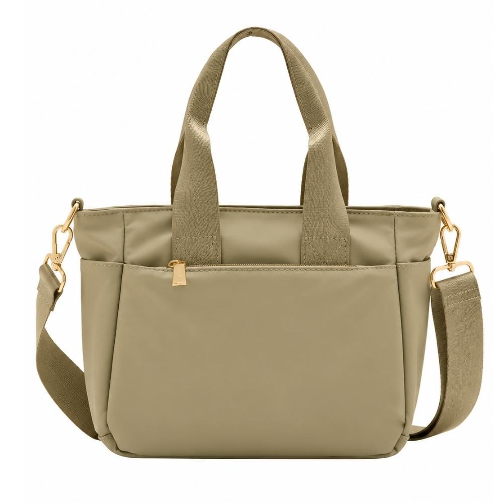 Bolsa Chenson Pequena Tira colo em Nylon Feminina Bege 3