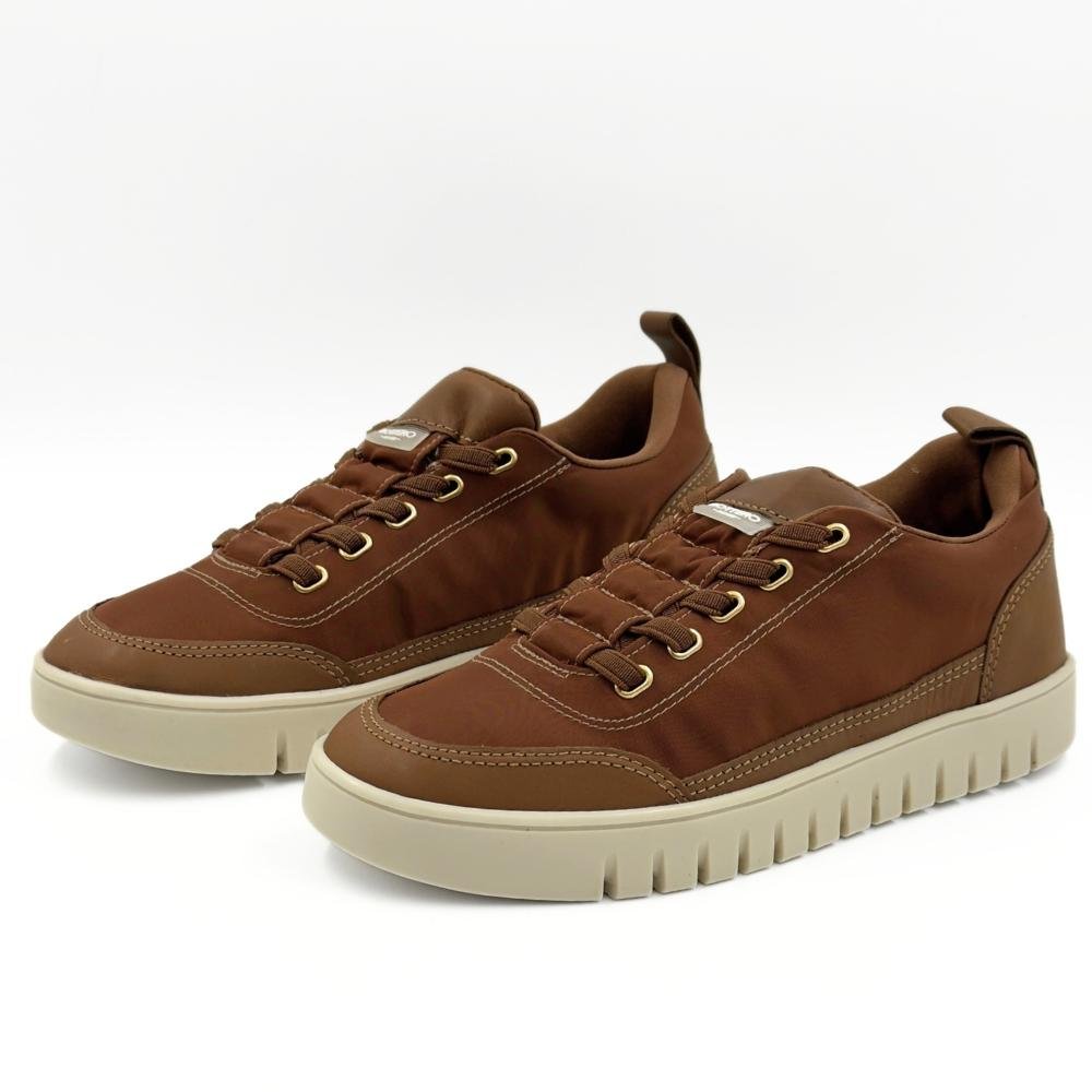 Tênis Bottero com Cadarço Elástico Casual Feminino Chocolate 2