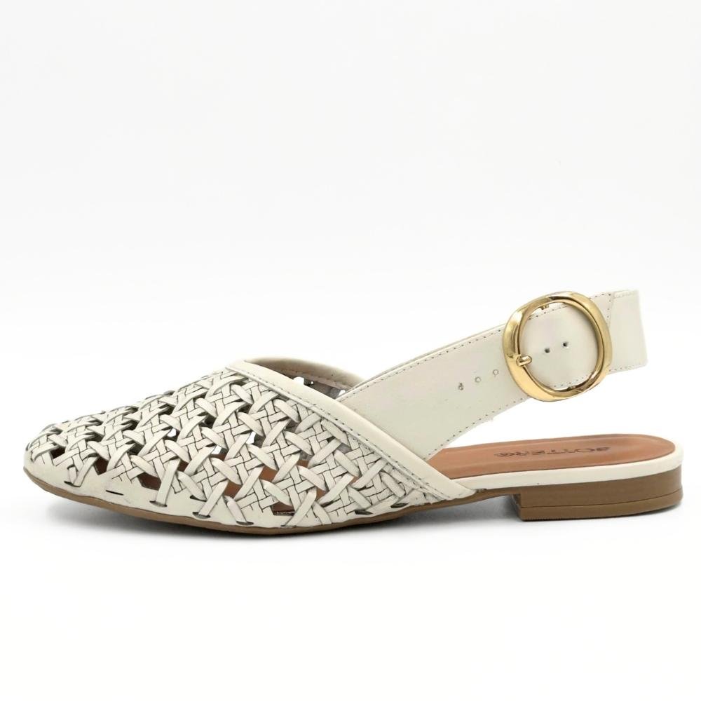 Sapato Bottero Slingback Salto Baixo Feminino