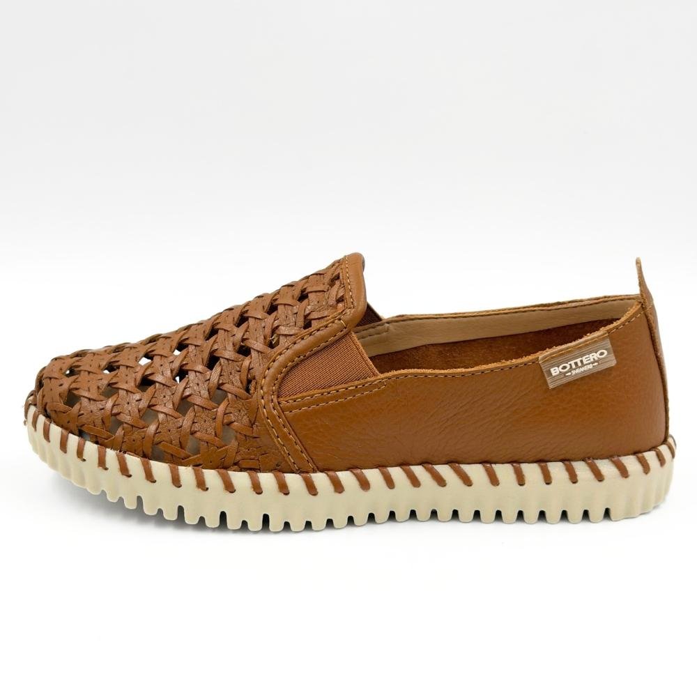 Sapato Bottero Mocassim Casual Tramado Feminino