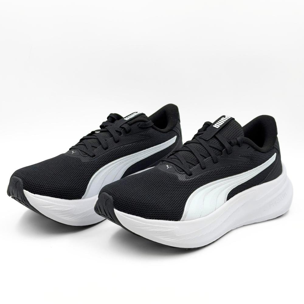 Tênis Puma Esportivo Corrida Maxstride Lite Masculino Preto/Branco 2