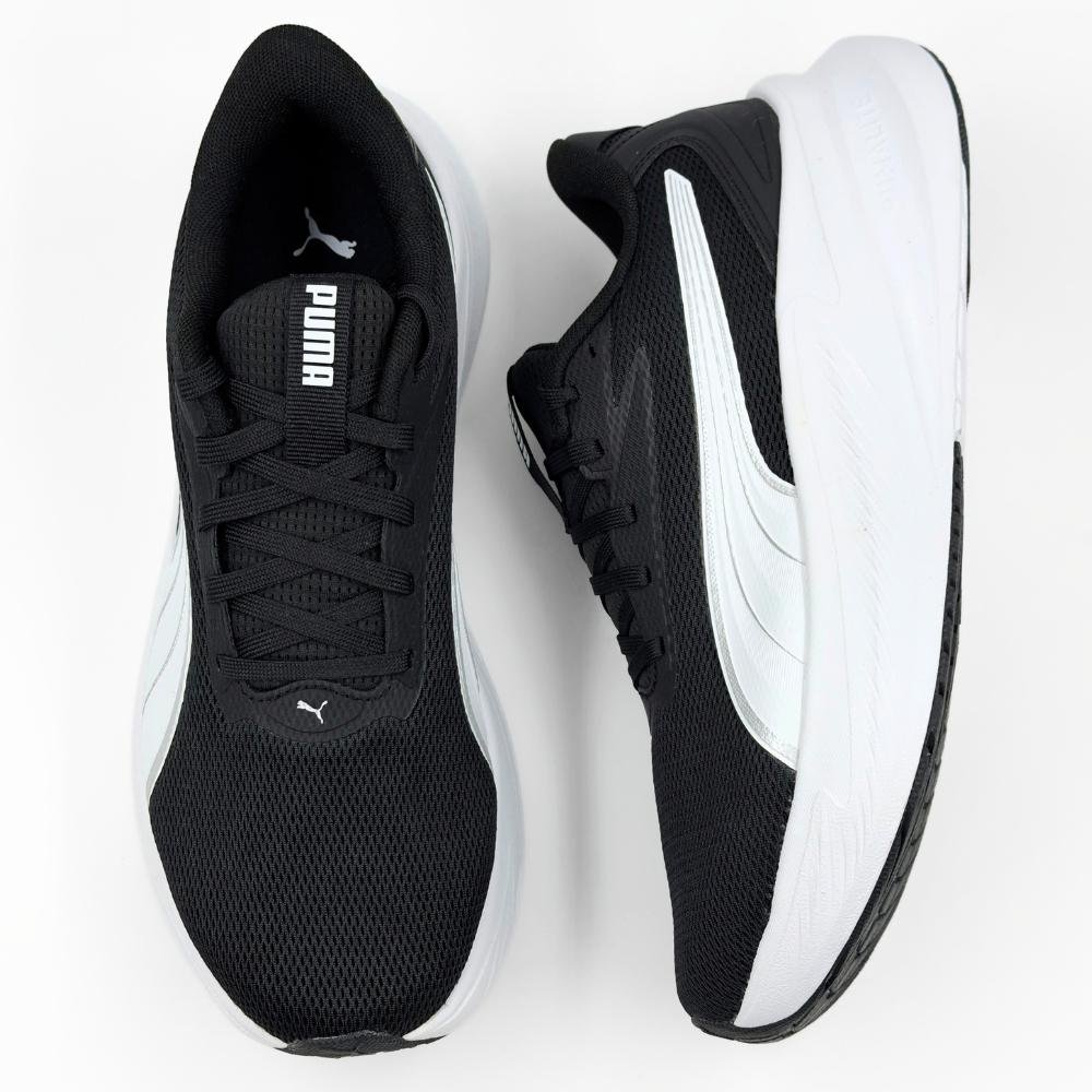 Tênis Puma Esportivo Corrida Maxstride Lite Masculino Preto/Branco 4