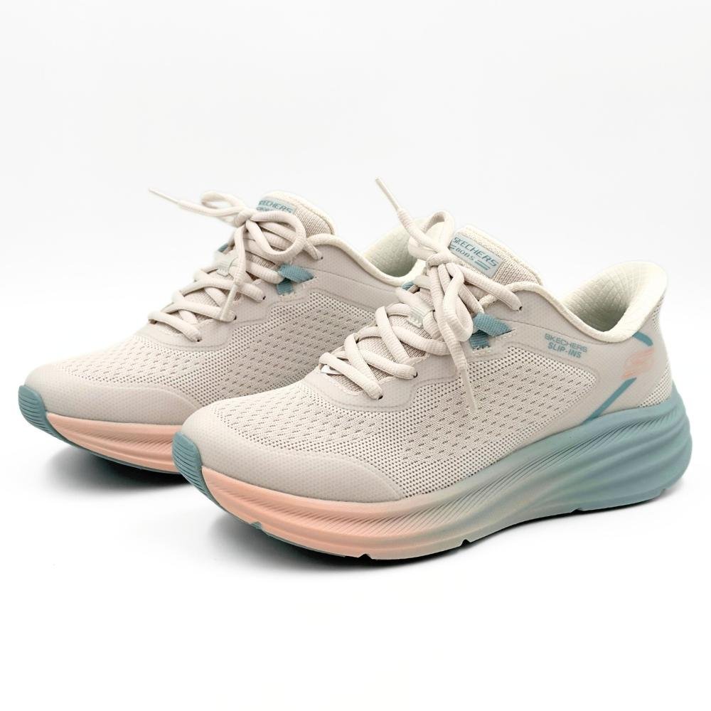 Tênis Skechers Esportivo Boss Skillz com Cadarço Feminino Branco 2