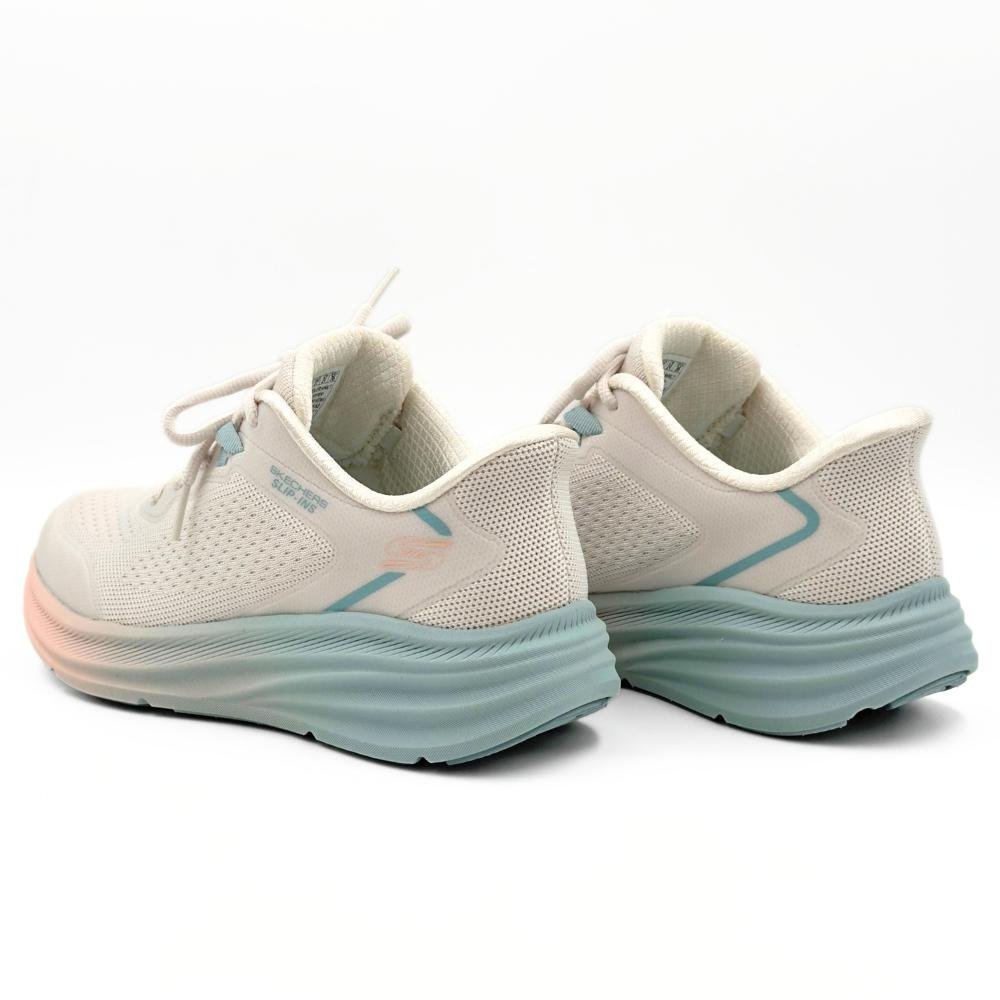 Tênis Skechers Esportivo Boss Skillz com Cadarço Feminino Branco 3