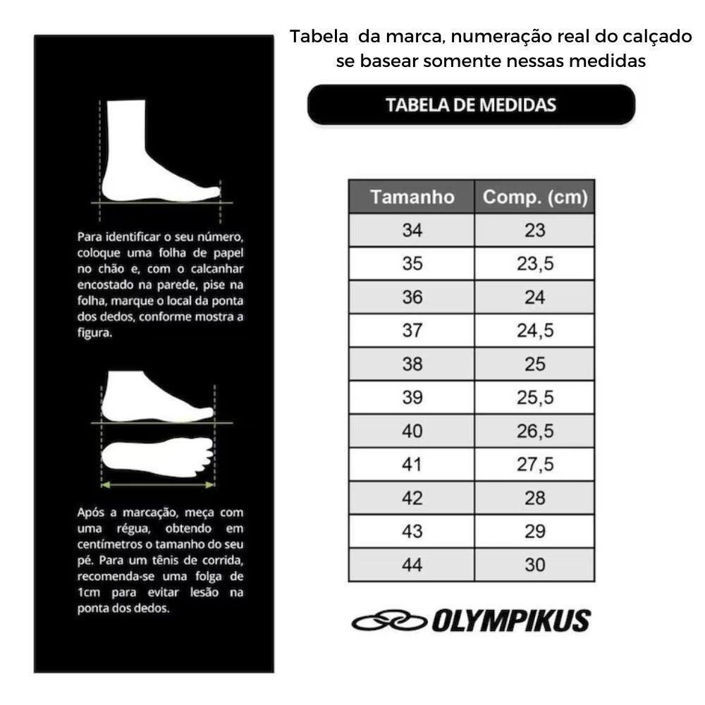 Tênis Olympikus Esportivo Elevado com Cadarço Unissex Castor/Preto 5