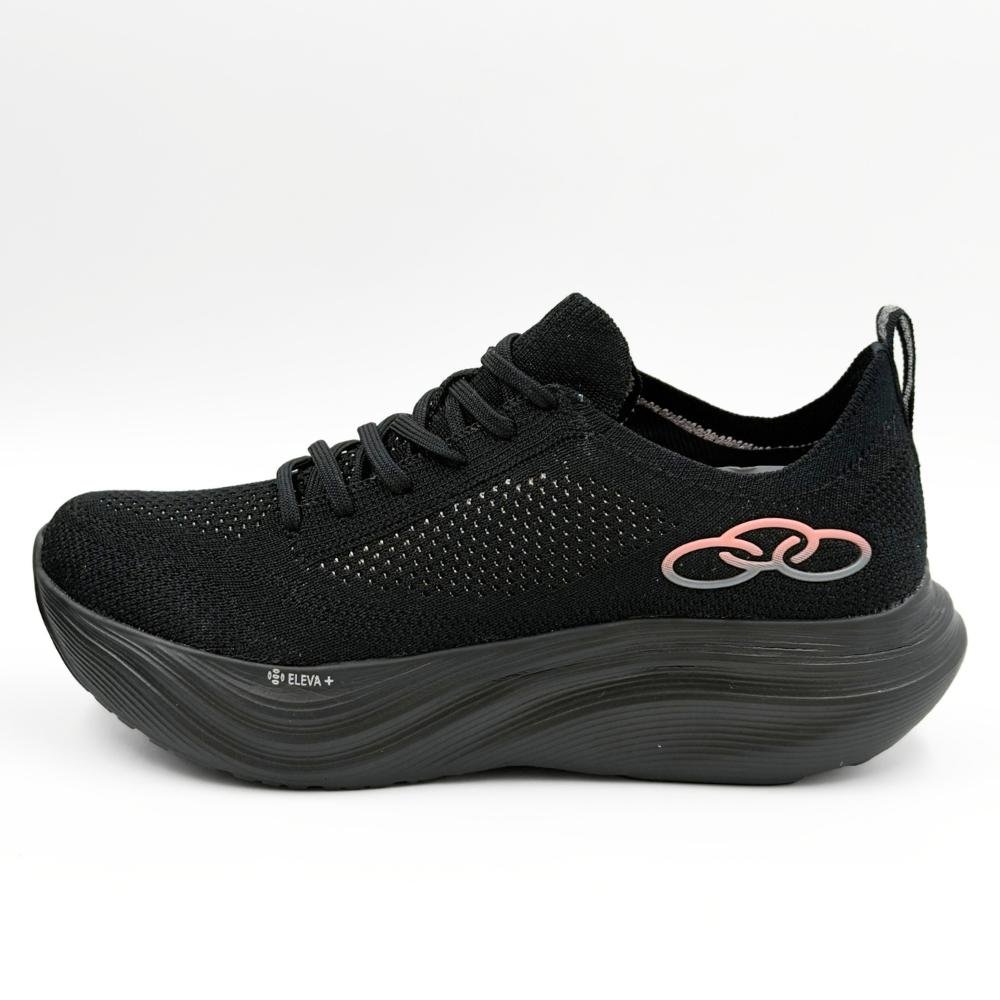 Tênis Olympikus Esportivo Pluma com Cadarço Feminino Preto 5