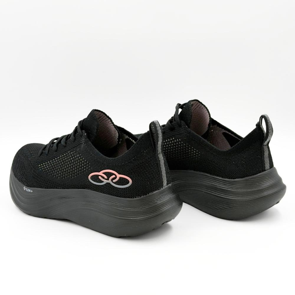 Tênis Olympikus Esportivo Pluma com Cadarço Feminino Preto 2