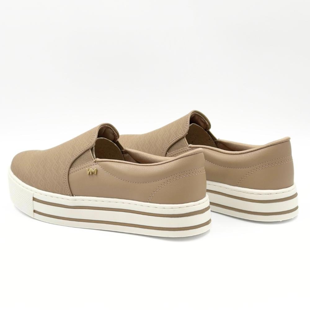 Tênis Via Marte Casual Slip Flatform Feminino Marrom 3
