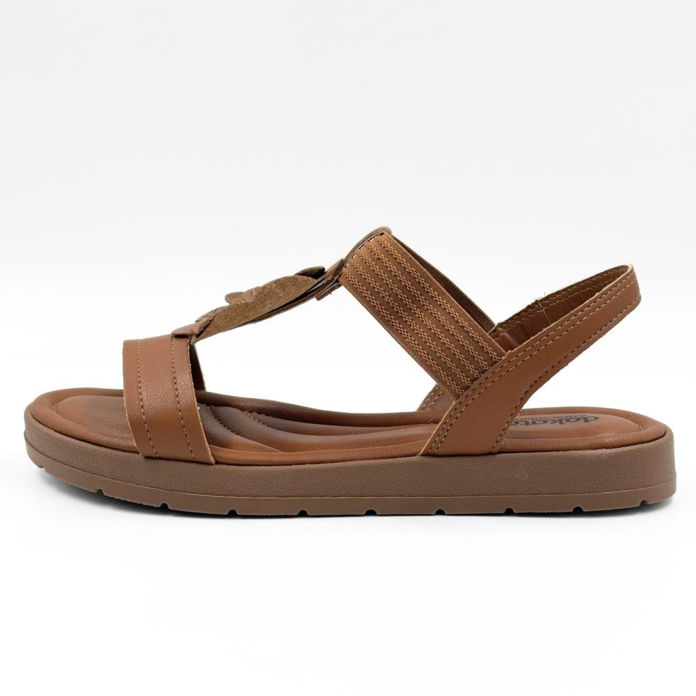 Sandália Dakota Casual Rasteira com Flor Feminina