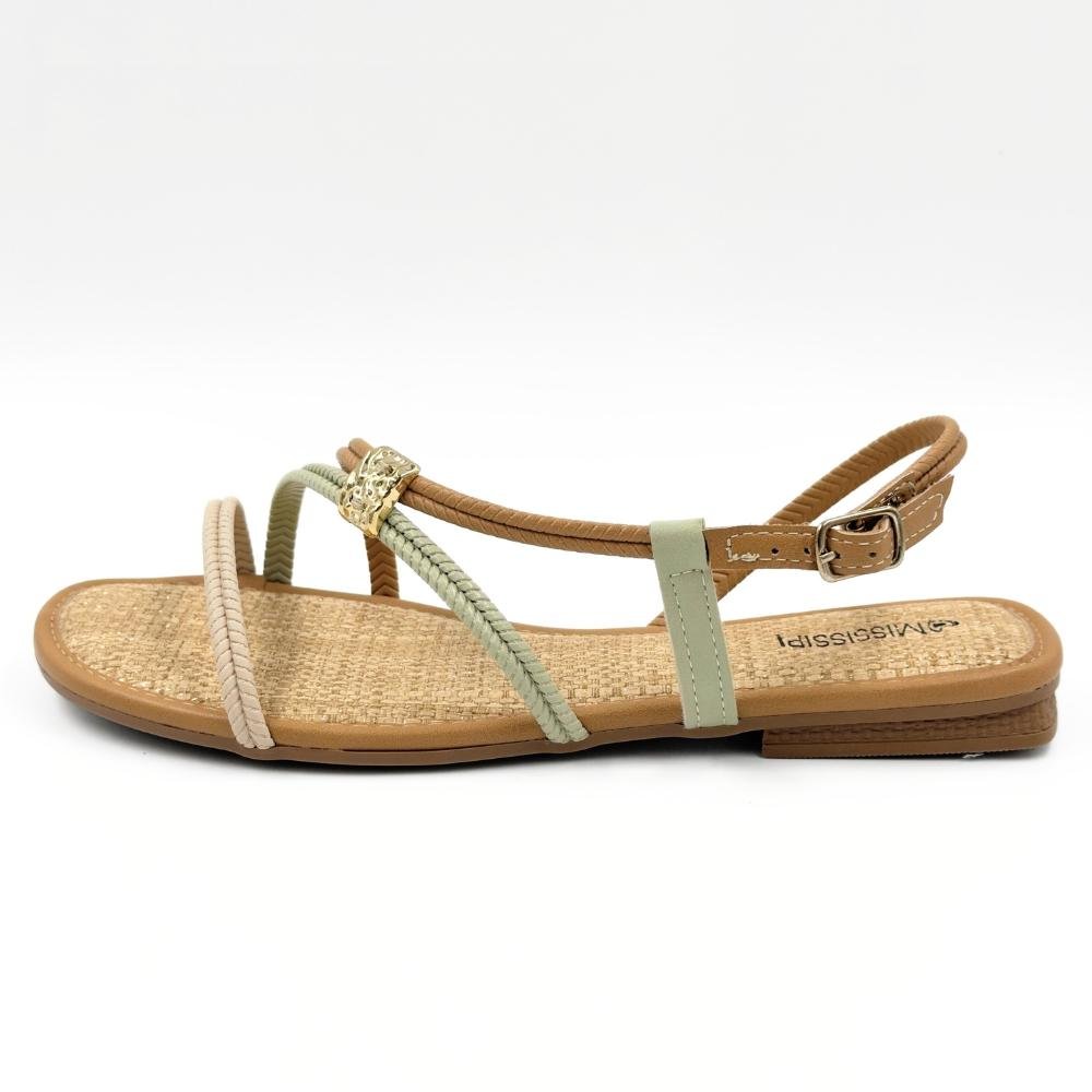 Sandália Mississipi Rasteira Casual Feminina