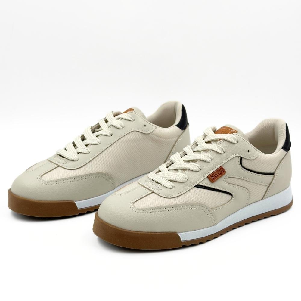 Tênis Sua Cia Casual Napa com Cadarço Feminino Off White 2